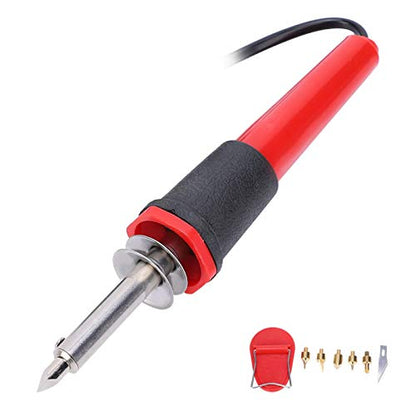 Wood Burning Tool, Electric Soldering Iron Set Wood Burning Pen Engraving Carving Pyrography Tool 40W for DIY Enthusiasts(AC110V-US Plug) - WoodArtSupply