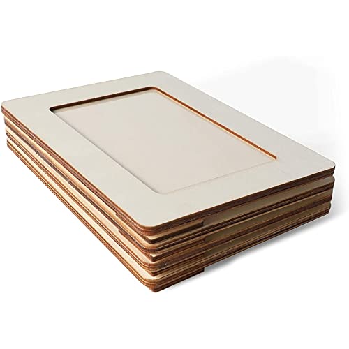 Bright Creations Wooden Picture Frame for 4 x 6 Inch Photos (4 Pack) Bright Creations