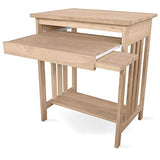 International Concepts Mission Computer Stand, Unfinished IC International Concepts