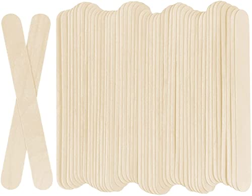 KTOJOY 100Pcs Jumbo Wooden Craft Sticks Popsicle Stick 6” Long x 3/4”Wide Treat Ice Pop for DIY Crafts，Home Art Projects, Classroom Supplies - WoodArtSupply