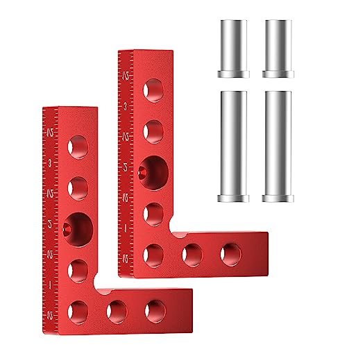 2Pack Mini Small Square Center Finder Tool 90 Degree Precision Machinist Square Edge Marking Center Finder Woodworking Center Line Tool Wood Work SNADER