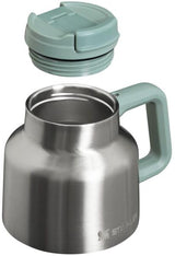 Stanley The Tough-To-Tip Admiral's Mug Hammertone - Non-Spill Coffee Mug, Durable Design for Busy Mornings and Office Hours - 20 Oz - Stainless Steel STANLEY