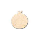 Unfinished Wood Pomegranate Shape - Fruit - Craft - up to 24" DIY 7" / 1/8" 24 Hour Crafts
