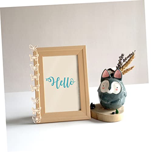 ARTIBETTER 100pcs Unfinished Wood Crafts Unfinished Wood Butterfly Rustic Wood Butterfly Wood Butterfly Tags Butterfly Wood Crafts Wood Butterfly ARTIBETTER