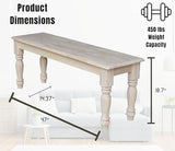 International Concepts Farmhouse Bench, Unfinished IC International Concepts