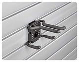HandiWall Ski Hook with Locking Bracket for Sport Storage on Slatwall Panels HandiWall