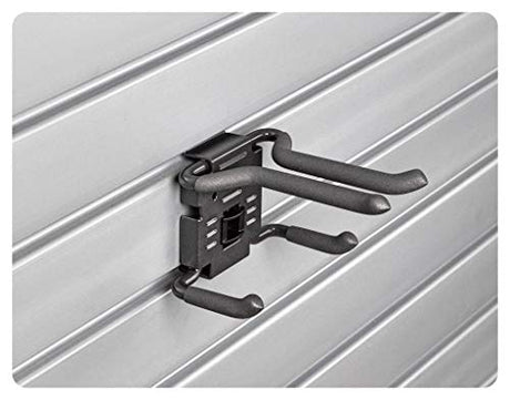HandiWall Ski Hook with Locking Bracket for Sport Storage on Slatwall Panels HandiWall