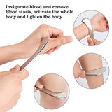 Rylpoint Guasha Massage Tool, Grade Stainless Steel Scraping Tool for Soft Tissue Scraping,Upgrade Massage Tool, Physical Therapy Stuff,Used for Rylpoint
