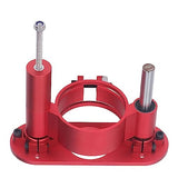 Adjustable Router Lift for Woodworking Universal Trimming Machine,Aluminum Under Lifting Table Router Base for Router Table Insert Base Plate with PerGar