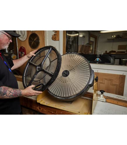 Powermatic PM1250 Electrostatic Air Filtration System, 0.1 Micron Filter, 754 CFM, 1Ph 120V (1791331), Yellow Powermatic