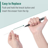 Mr. Pen- Pen Style Eraser, 2 Pack, Square & Round Tip, Eraser Pen, Pencil Erasers, Eraser Pencil, Art Erasers for Drawing Erasers for Drawing, Mr. Pen