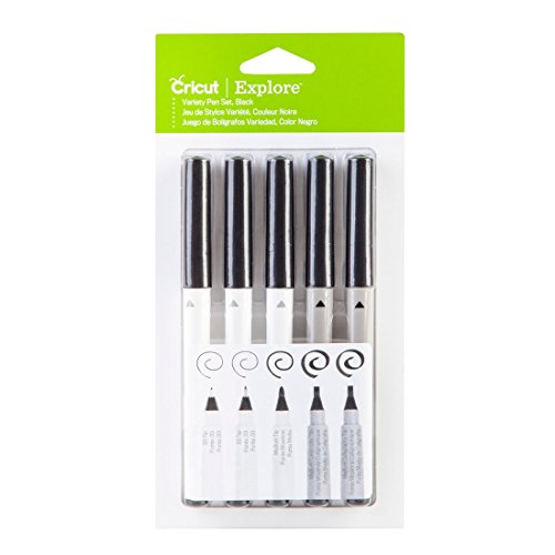 Cricut Explore Variety Pen Set, Black - WoodArtSupply