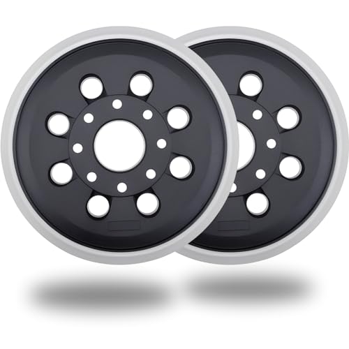 Tockrop 2 Pack 5 Inch 8 Hole Hook & Loop Replacement Sander Pad for 5" Bosch ROS20VS, ROS20VSC, ROS20VSK, ROS20, ROS10 Random Orbit Sander Sanding Tockrop