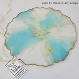 RESINWORLD 13 inches Large Silicone Tray Mold, Big Geode Silicone Mold for Resin, Irregular Shaped Round Resin Geode Tray Molds for Making Resin ResinWorld