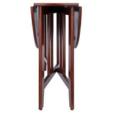 Winsome Wood Alamo, , Double Drop Leaf, Round Table Mission, Walnut, 42-Inch/ 41.97 in x 41.97 in x 29.65 in Winsome