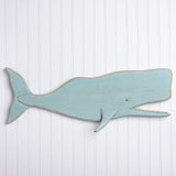 Primitives by Kathy 20588 Shaped Wooden Wall Art, 24.25 x 7.75-Inches, Whale Primitives by Kathy