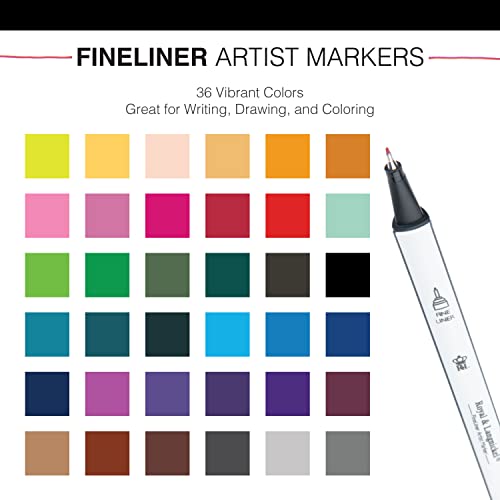 Royal & Langnickel Fineliner Artist Markers in PE - WoodArtSupply