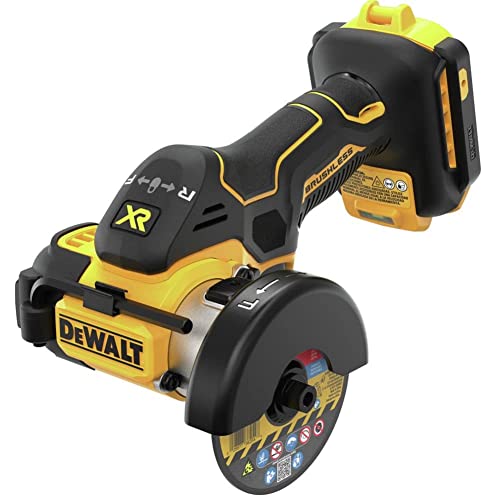 DEWALT 20V MAX Cut Off Tool, 3 in 1, Brushless, Power Through Difficult Materials, Connected LED Work Light, Bare Tool Only (DCS438B) - WoodArtSupply