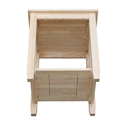 International Concepts Mission Tall End Table, Unfinished IC International Concepts