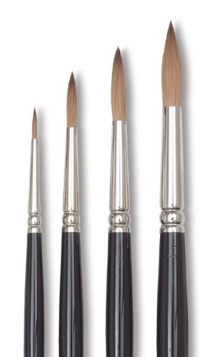 Winsor & Newton Series 7 Kolinsky Sable Brush - Pointed Round, Set of 5 Winsor & Newton