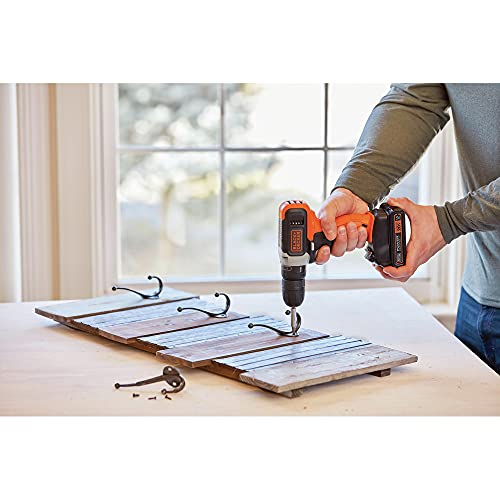 BLACK+DECKER 20V MAX* Cordless Drill, Cordless (BCD702C1) - WoodArtSupply