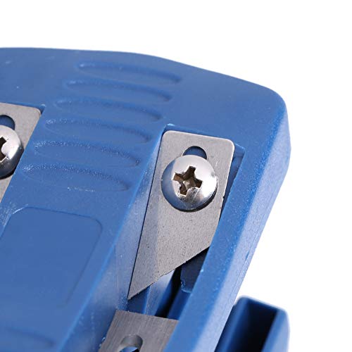 CHICIRIS Banding Trimmer, Wood Banding Machine, 2 Edges PVC Manual Tail Trimming, Bander Trimmer with Carbon Steel Blades, Woodworking Tool for Panel CHICIRIS