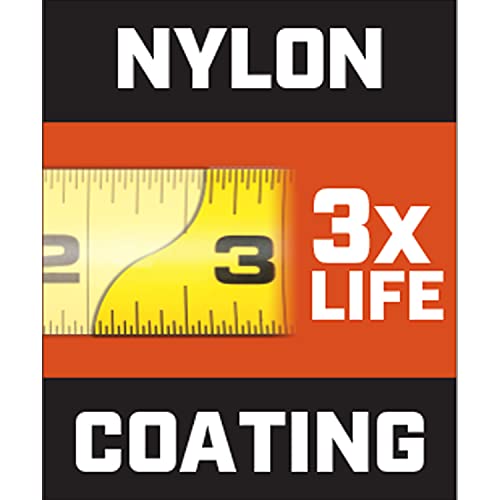 Crescent Lufkin 1/2 x 12' Chrome Case Yellow Clad Tape Measure - L912-02 Lufkin