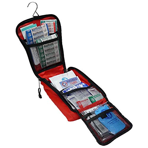 Be Smart Get Prepared 330 Piece First Aid Kit, All-Purpose: Clean, Treat, Protect Minor Cuts, Scrapes, Home, Office, Car, School, Travel, Emergency, Be Smart Get Prepared