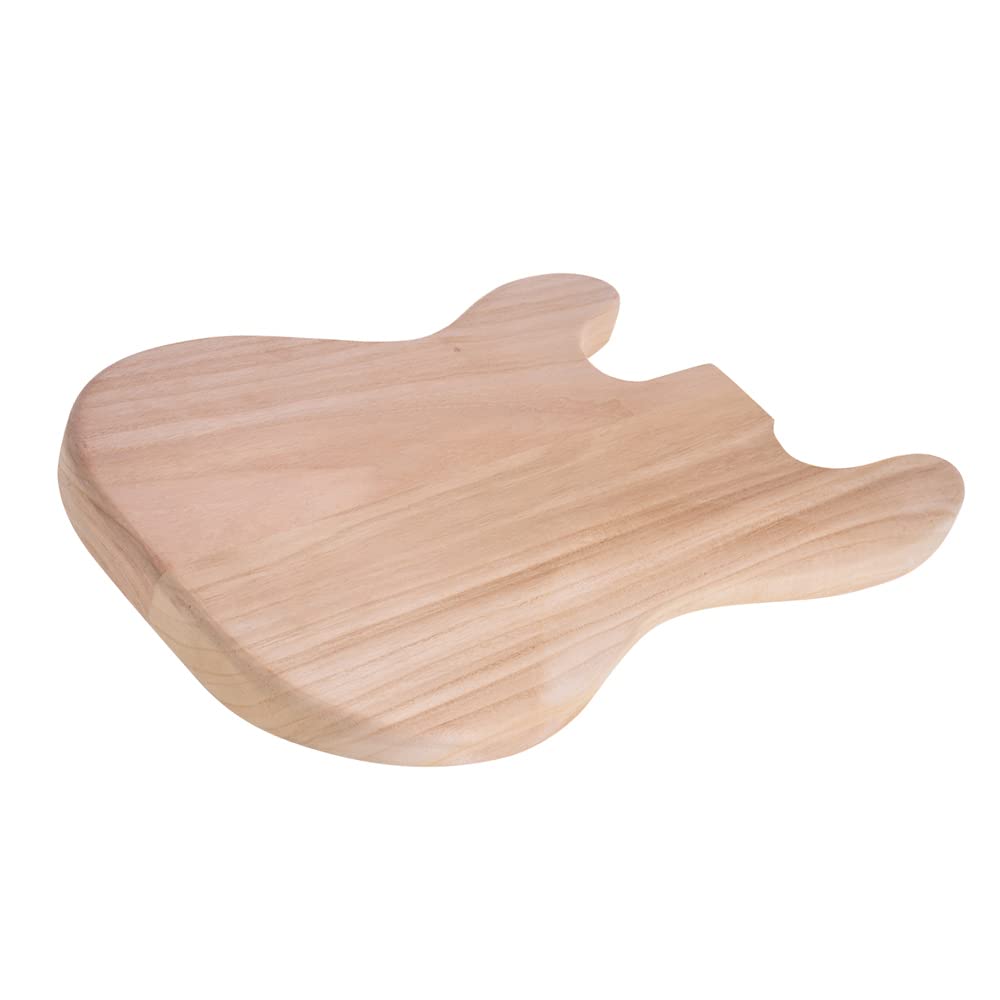 JINGFENG PB-T02 Unfinished Electric Guitar Body Sycamore Wood Blank Guitar Barrel for PB Style Bass Guitars DIY Parts - WoodArtSupply