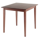 Winsome Wood Groveland Dining, Walnut 29.53 x 29.53 x 29.13 Winsome