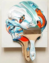 PENTRISTA Acrylic Paint Set,48 Colors Artist Grade Acrylic Paints for Artists,12ml/Tube with 3 Art Brushes & 1 Palette for Beginners and Kids, Craft PENTRISTA