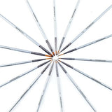 Transon Fine Detail Paint Brush Set 15pcs for Miniature Models Craft Painting Body Painting with Acrylic Gouache Watercolor Tempera and Oil Paint TRANSON