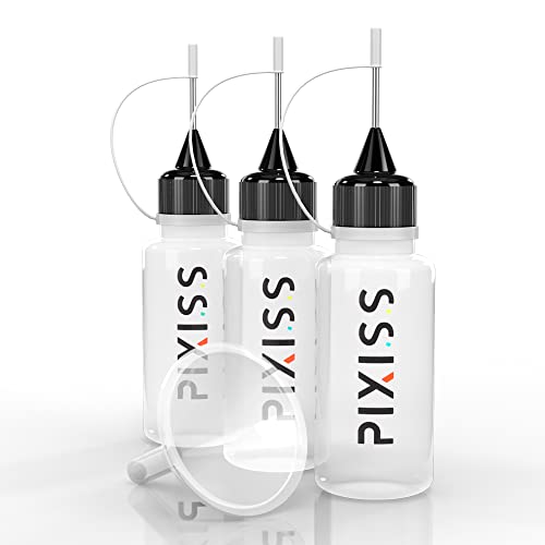 Silver and Gold Alcohol Ink for Resin - Metallic Alcohol Ink Silver and Gold Colors 4-Ounce for Epoxy Resin, Tumblers, Resin Art, Alcohol Ink Paper, Pixiss