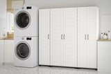 Systembuild Evolution Loxley 36" Wide 2 Door Shiplap Cabinet in White SystemBuild
