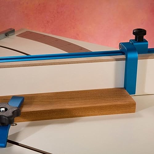 Rockler Table Saw Small Parts Crosscut Sled - Table Saw Sled Kit Includes Blade Guard, Miter Track Stop – 900 Angle Small Moldings Crosscut Saw - ROCKLER
