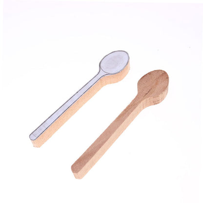 SEWACC 2 Pcs Wood Spoon Hand Carved Wooden Utensils Soup Spoon Blank Wooden Spoon Blocks Cooking Spoon Wooden Spoon Blanks Scoop Ordinary Spoon Hand - WoodArtSupply