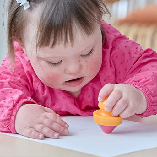 READY 2 LEARN Easy Grip Crayons - 6 Colors - 18m+ - Non-Toxic Toddler Crayons - Easy to Hold - Refills Available READY 2 LEARN