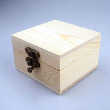 LONMAIX Wooden Box for your Gift Jewelry Watch Unfinished Wood Box (Wooden) LONMAIX