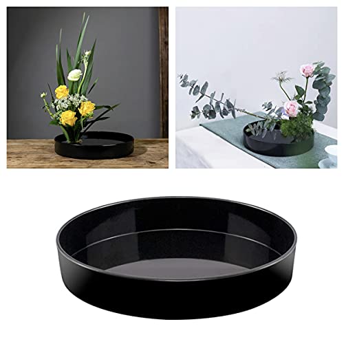 Japanese Ikebana Kit Floral Frog Flower Container Set with 9inch Plastic Bowl Vase Pot, 1.57inch Kenzan, 2.76inch Plastic Kenzan, 2-in-1 Kenzan Tool Eggone