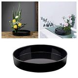 Japanese Ikebana Kit Floral Frog Flower Container Set with 9inch Plastic Bowl Vase Pot, 1.57inch Kenzan, 2.76inch Plastic Kenzan, 2-in-1 Kenzan Tool Eggone