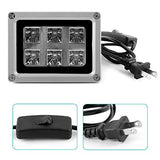 3D Printer UV Resin Curing Light for SLA/DLP 3D Printer Solidify Photosensitive Resin 405nm UV Resin with 6W Output Affect, DIY Curing Enclosue Skouphy