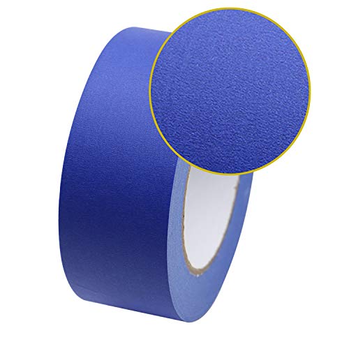 BOMEI PACK 4 Pack Blue Painters Tape, 1/2" 3/4" 1” 2” x 60yds, Multi Size Painting Masking Tape, Clean Release Paper Tape for Home and Office BOMEI PACK