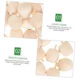 NOLITOY 90 Pcs Wooden DIY Artificial Apples Unfinished Wood Peg Dolls Unfinished Wood Craft Mushroom Unfinished Wooden Craftsc Fairy Toadstools NOLITOY