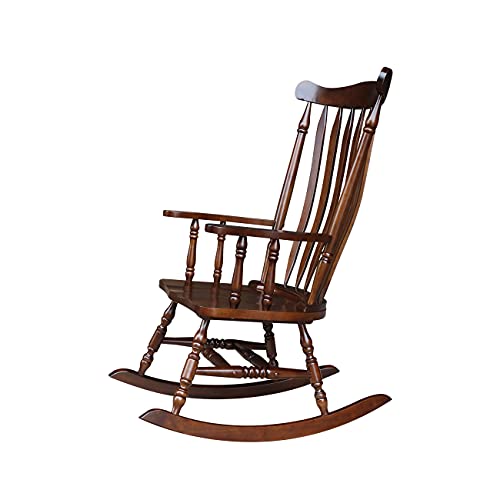 International Concepts Solid Wood Rocker, Espresso IC International Concepts