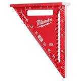 Milwaukee 7 in. Rafter Square Easy to Read MLSQ070 & MILW 4-1/2" Trim Square (MLSQ070-MLSQ040) Milwaukee