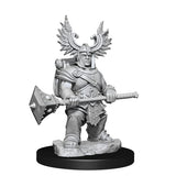 D&D Frameworks: Dwarf Barbarian Female - Unpainted and Unassembled WizKids