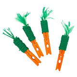 Juvale 100-Pack Large 4 Inch Wooden Clothespins - Heavy Duty Outdoor Clothes Clips for Hanging Clothes, Art, Crafts, Photo Displays Juvale