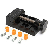 Yakamoz Universal Mini Drill Press Vise Clamp Table Bench Vice for Jewelry Walnut Nuclear Watch Repairing Clip On DIY Sculpture Craft Carving Bed YAKAMOZ