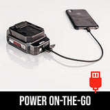 SKIL PWR CORE 12 Brushless 12V Compact Reciprocating Saw Kit, Includes 2.0Ah Lithium Battery and PWR JUMP Charger - RS582802 Skil