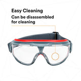 3M GoggleGear 500 Series GG501SGAF, Clear Scotchgard Anti-fog lens 3M